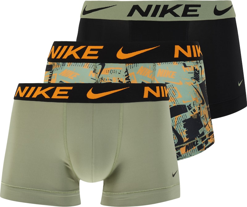 NIKE Sportunterhose in Khaki Schwarz NIKE Sportunterhose in Khaki Schwarz