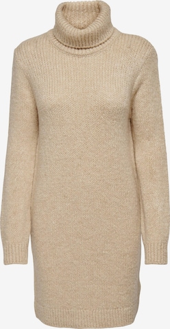 JDY Knitted dress 'Dinea' in Beige: front