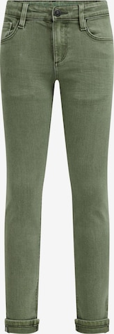 Jeans di WE Fashion in verde: frontale