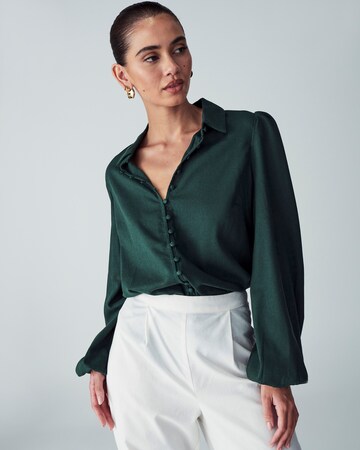 St MRLO Blouse 'PICO' in Green: front