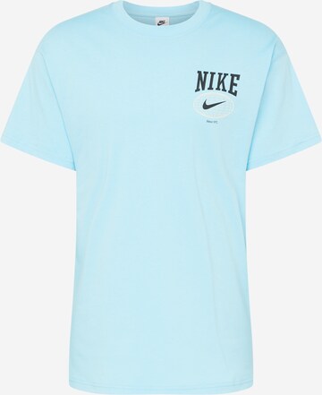 Nike Sportswear T-Shirt in Blau: predná strana