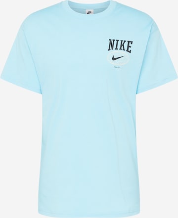 Nike Sportswear Футболка в Синий: спереди