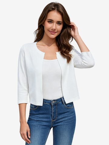 KoJooin Strickjacke in Weiß: Vorderseite