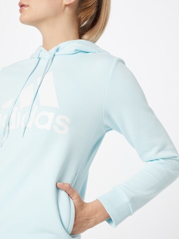 Felpa sportiva 'Essentials Logo Fleece' di ADIDAS SPORTSWEAR in blu