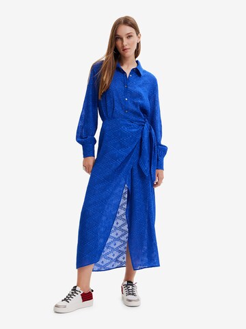 Desigual Košilové šaty 'ROYAL' – modrá: přední strana