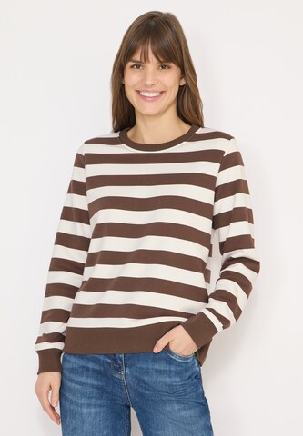 CECIL Sweatshirt in Braun: Vorderseite