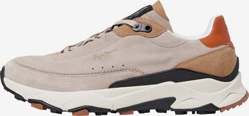 Pepe Jeans Sneakers laag 'JAMES TRECK' in Beige: voorkant