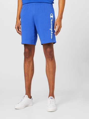 Champion Authentic Athletic Apparel Normalny krój Spodnie w kolorze niebieski: przód