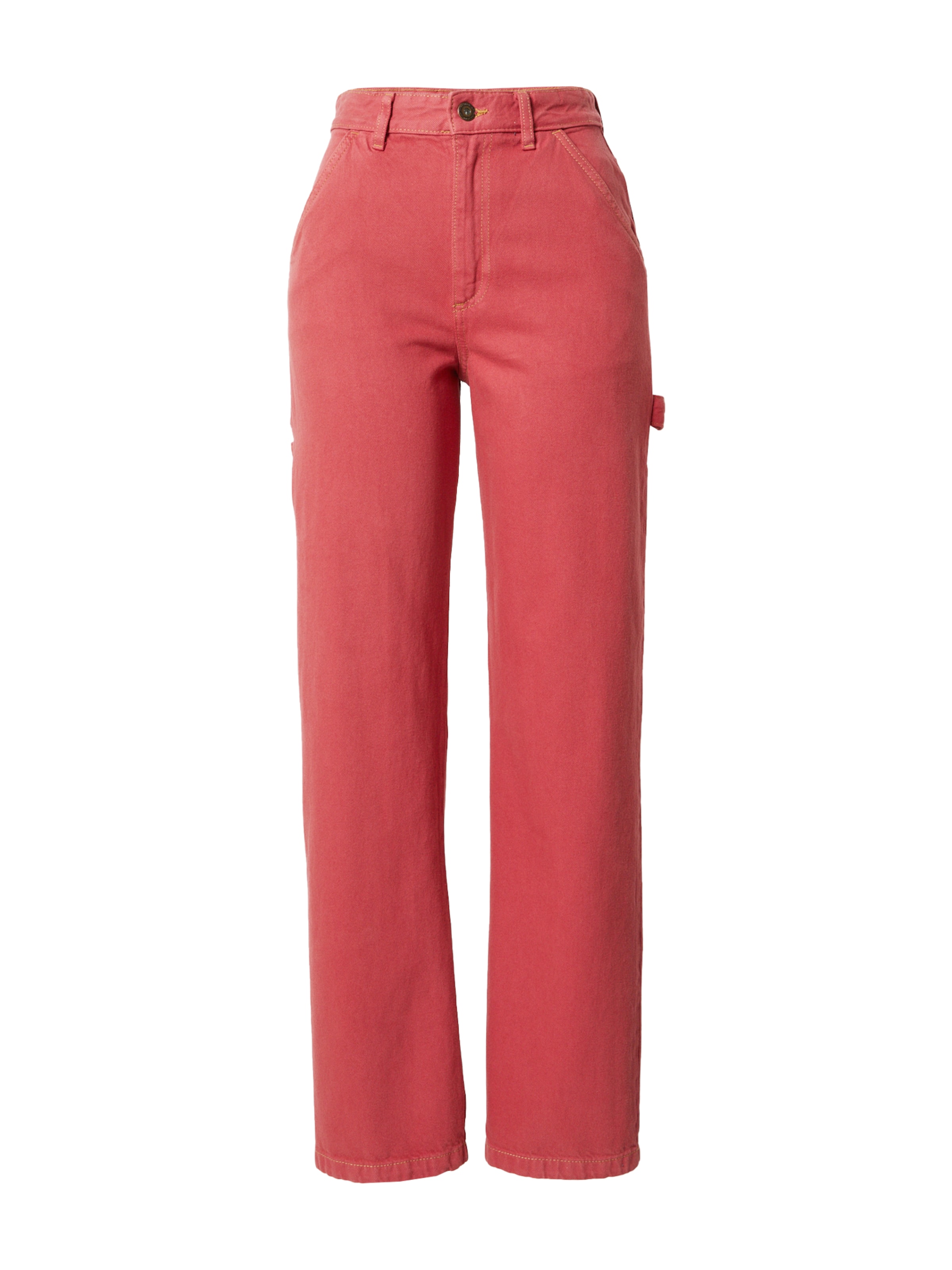 Cotton On Široký strih Džínsy - Červená: predná strana