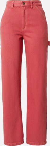 Cotton On Wide leg Jeans in Rood: voorkant