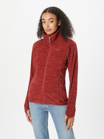 Bergans Functionele fleece jas 'Hareid' in Rood: voorkant