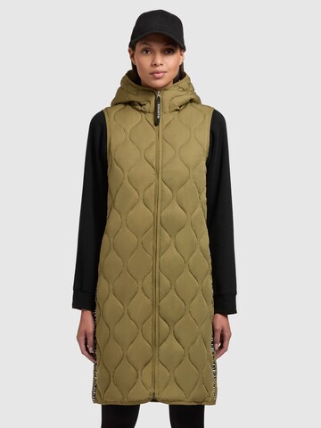 khujo Bodywarmer 'Jady' in Groen: voorkant