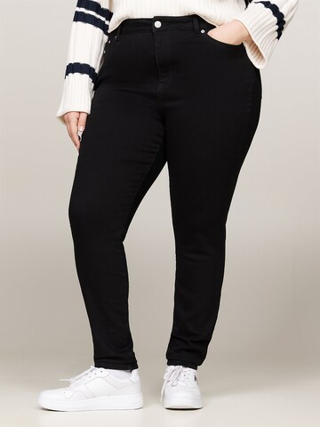 Tommy Jeans Curve Skinny Jeans 'MELANY CURVE' in Black: front