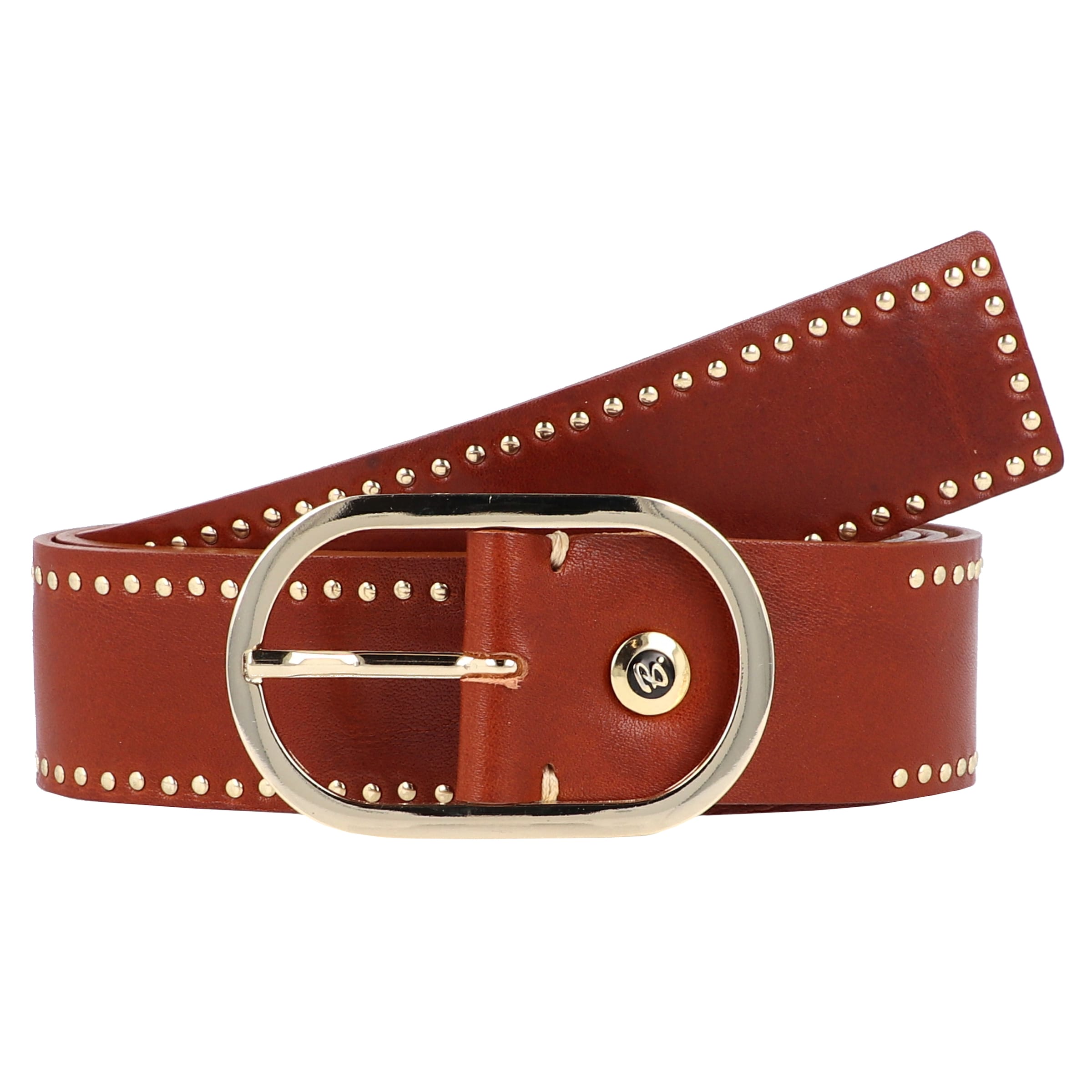 B.BELT Belt 'Fiesta' in Brown: front