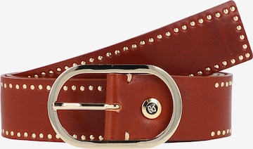 Ceinture 'Fiesta' b.belt Handmade in Germany en marron : devant