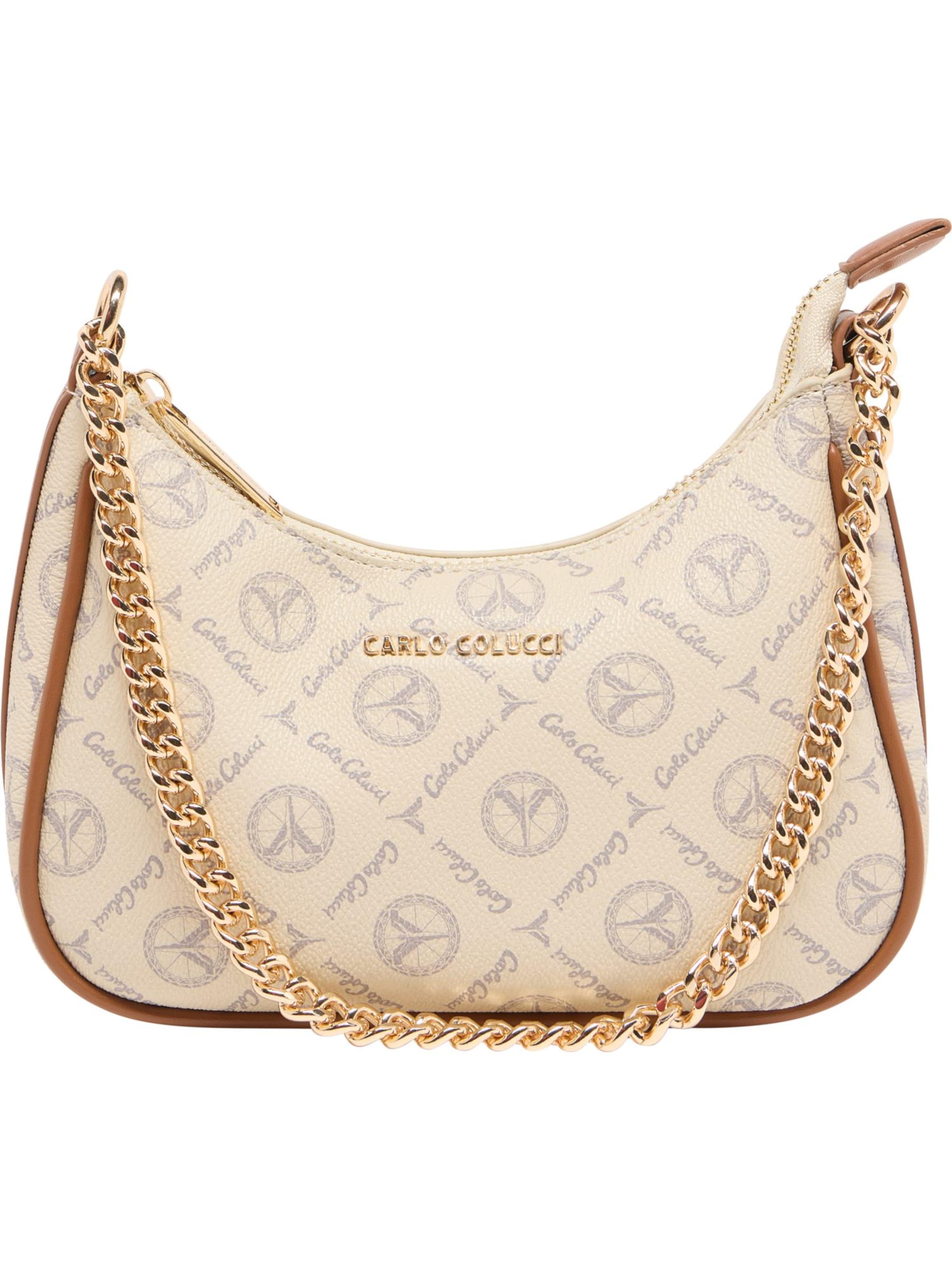 Carlo Colucci Handtasche 'Erioldi' in Beige: Vorderseite