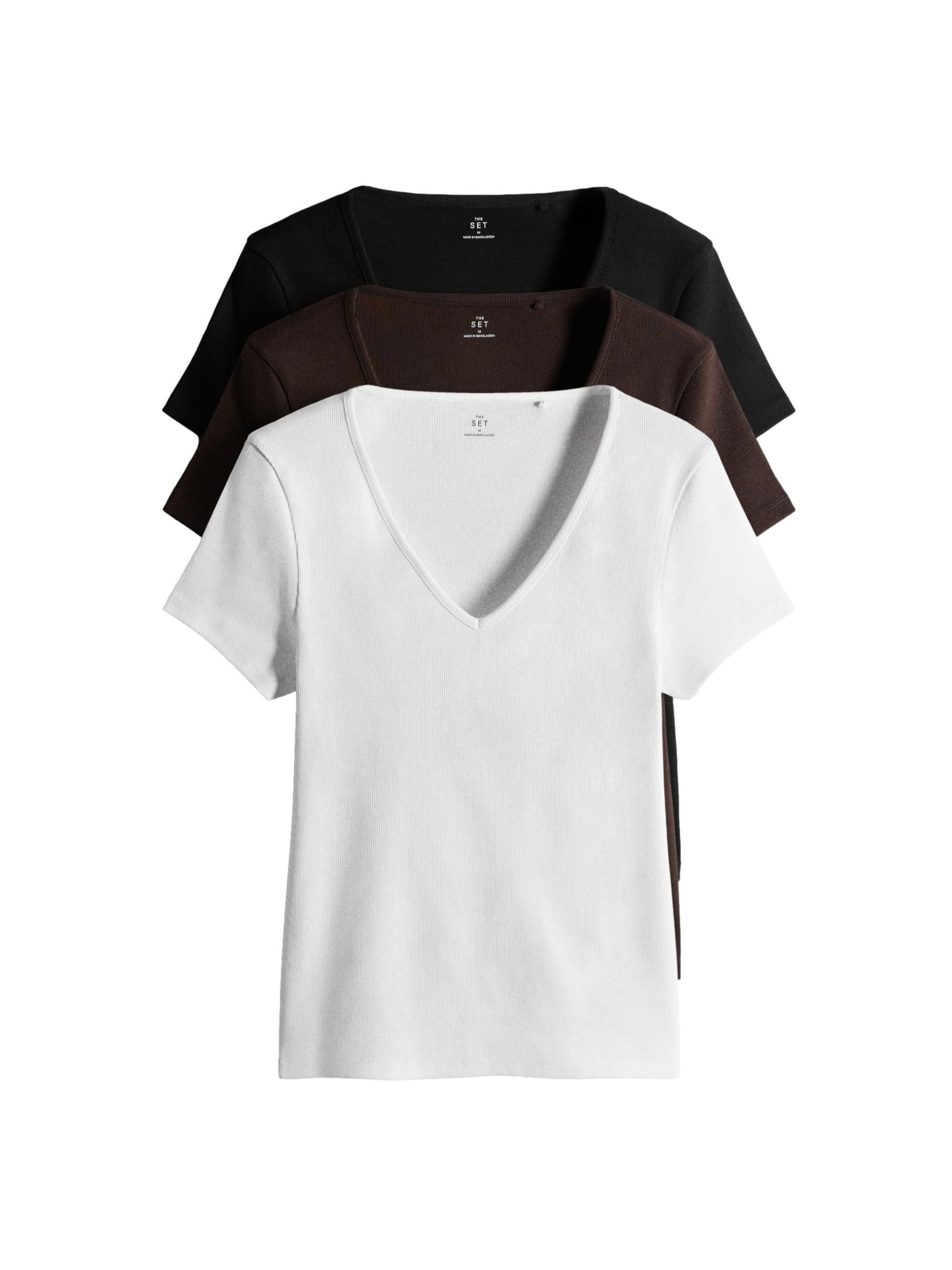 The Set Shirt in Brown: front