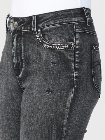 KOROSHI Skinny Jeans i sort