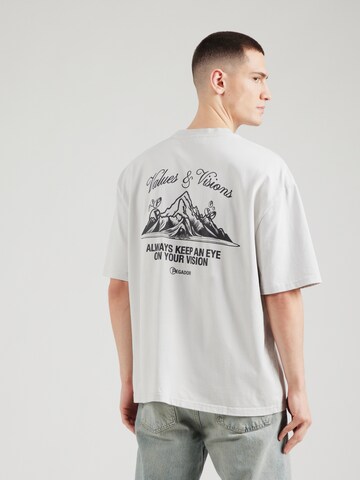 Pegador T-Shirt 'HYDE' in Grau: Vorderseite