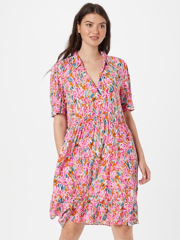 Robe-chemise comma casual identity en rose : devant