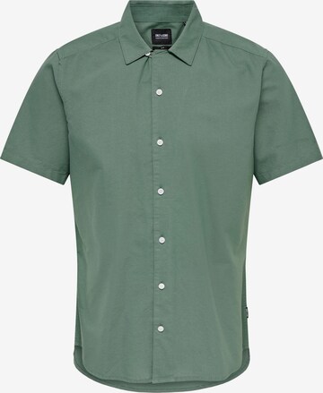 Only & Sons - Camisa 'Alvaro' em verde: frente