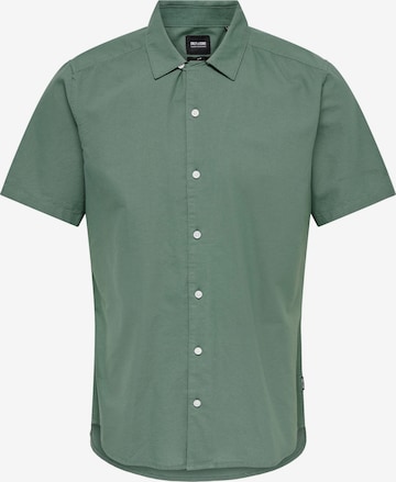 Chemise 'Alvaro' Only & Sons en vert : devant