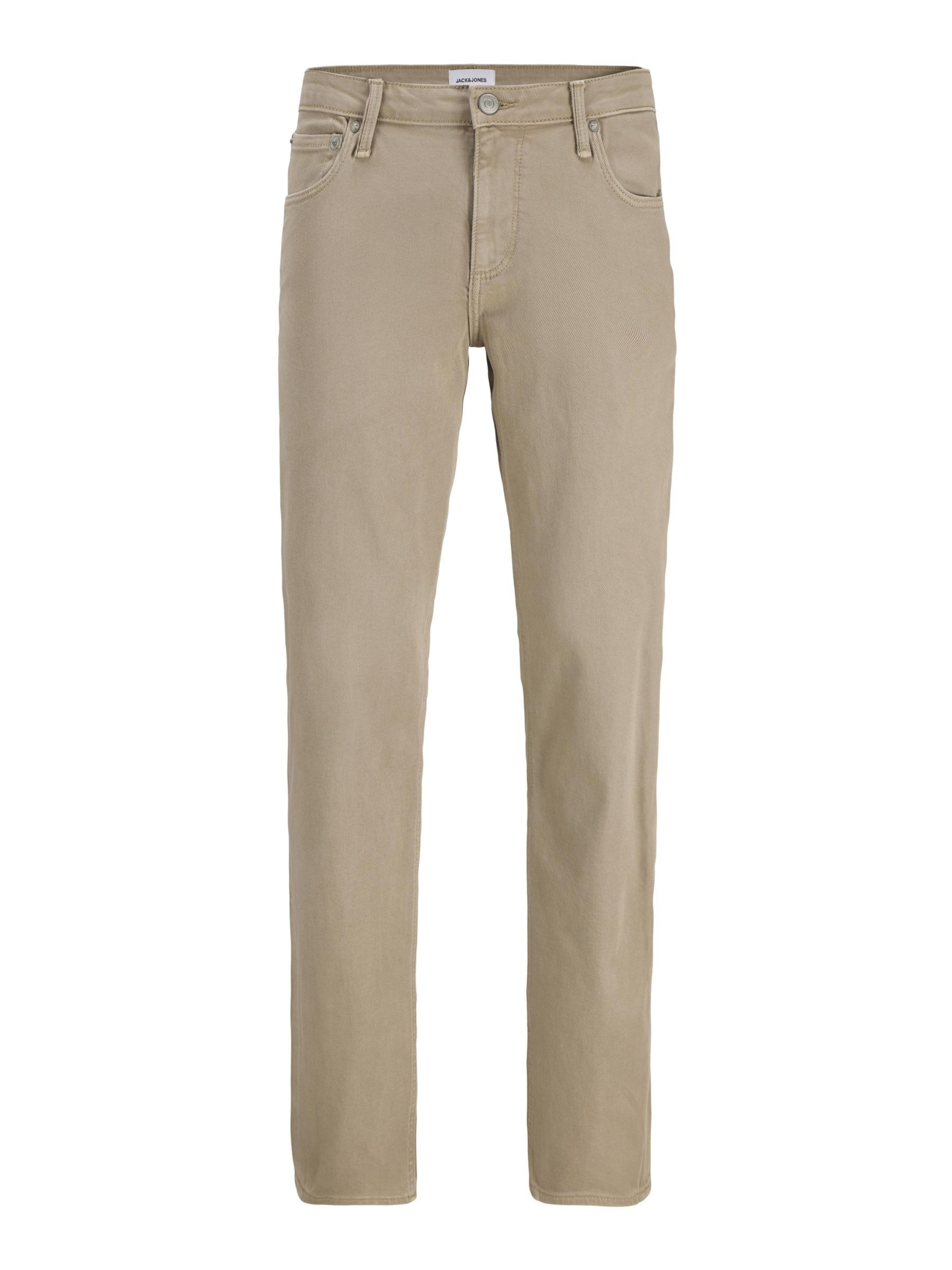JACK & JONES Jeans 'JJIClark JJEvan' i beige: forside