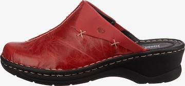 JOSEF SEIBEL Clogs 'Catalonia' in Red: front