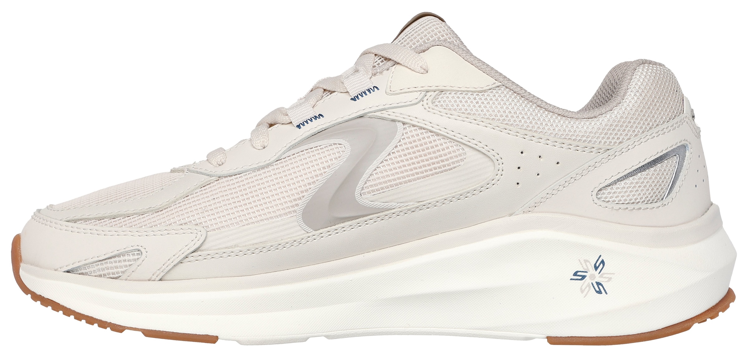 bēšs SKECHERS Zemie brīvā laika apavi 'VERTEX': no priekšpuses