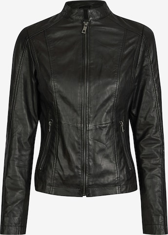 bugatti Lederjacke BULady-114 in Schwarz: Vorderseite