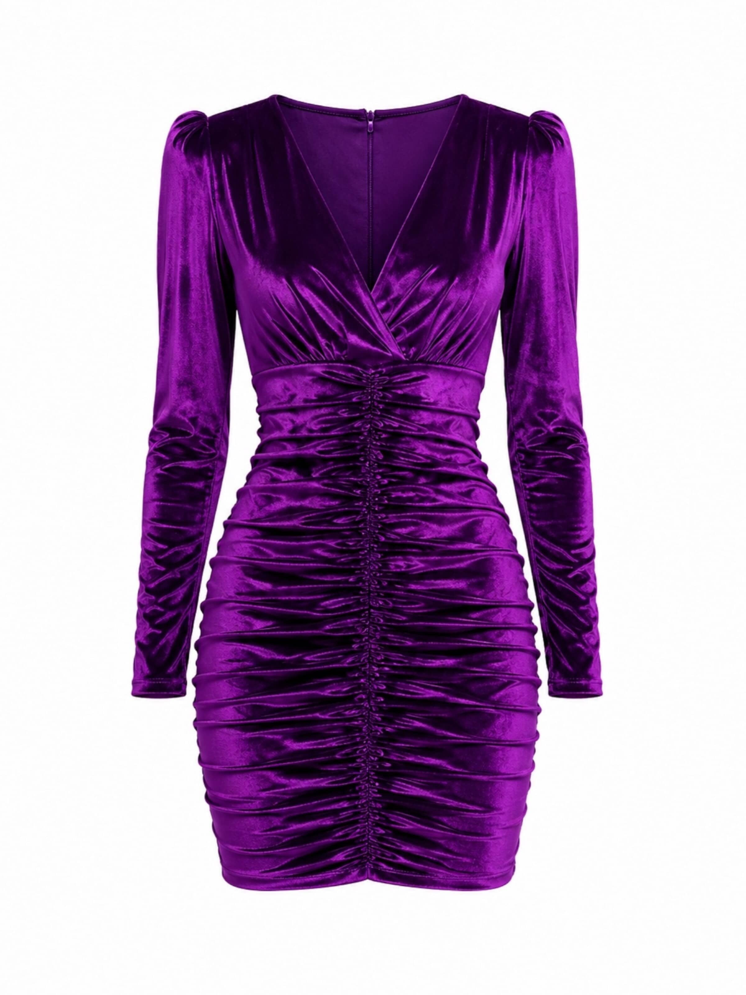 Elena Athanasiadou Cocktailjurk 'Velora' in Lila: voorkant