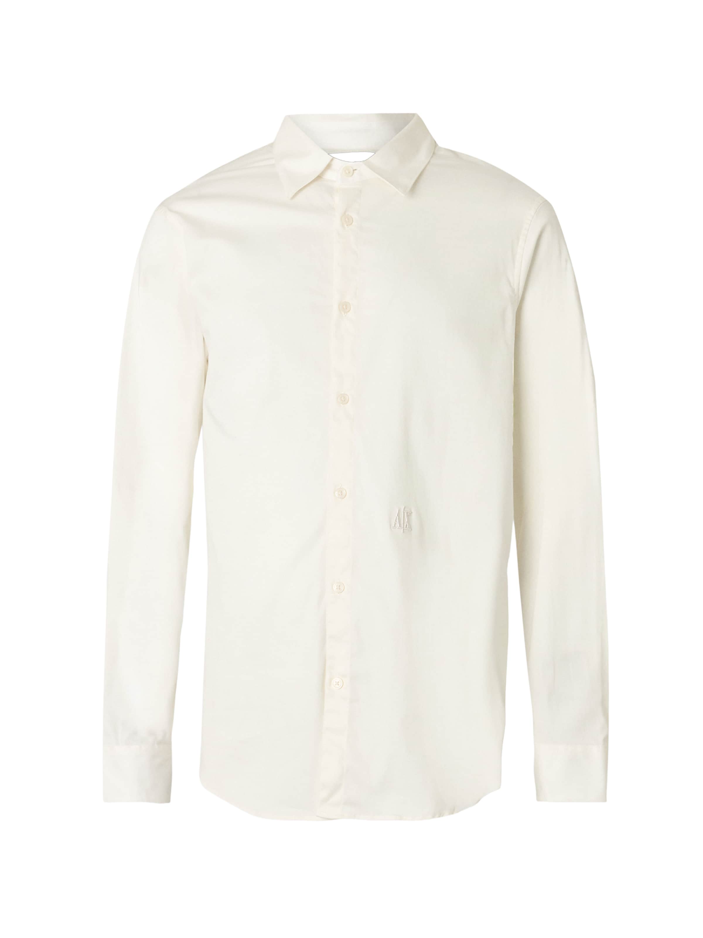 ARMANI EXCHANGE Regular Fit Herren - Hemden 'Men - Shirts' in Weiß: Vorderseite