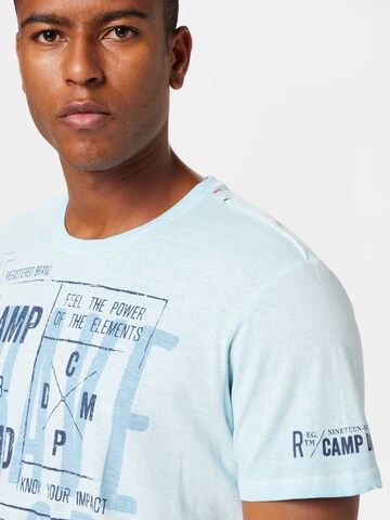 CAMP DAVID Shirt 'Brave The Element I' in Blauw
