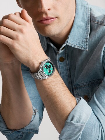 Montre à affichage analogique 'Everett' FOSSIL en argent