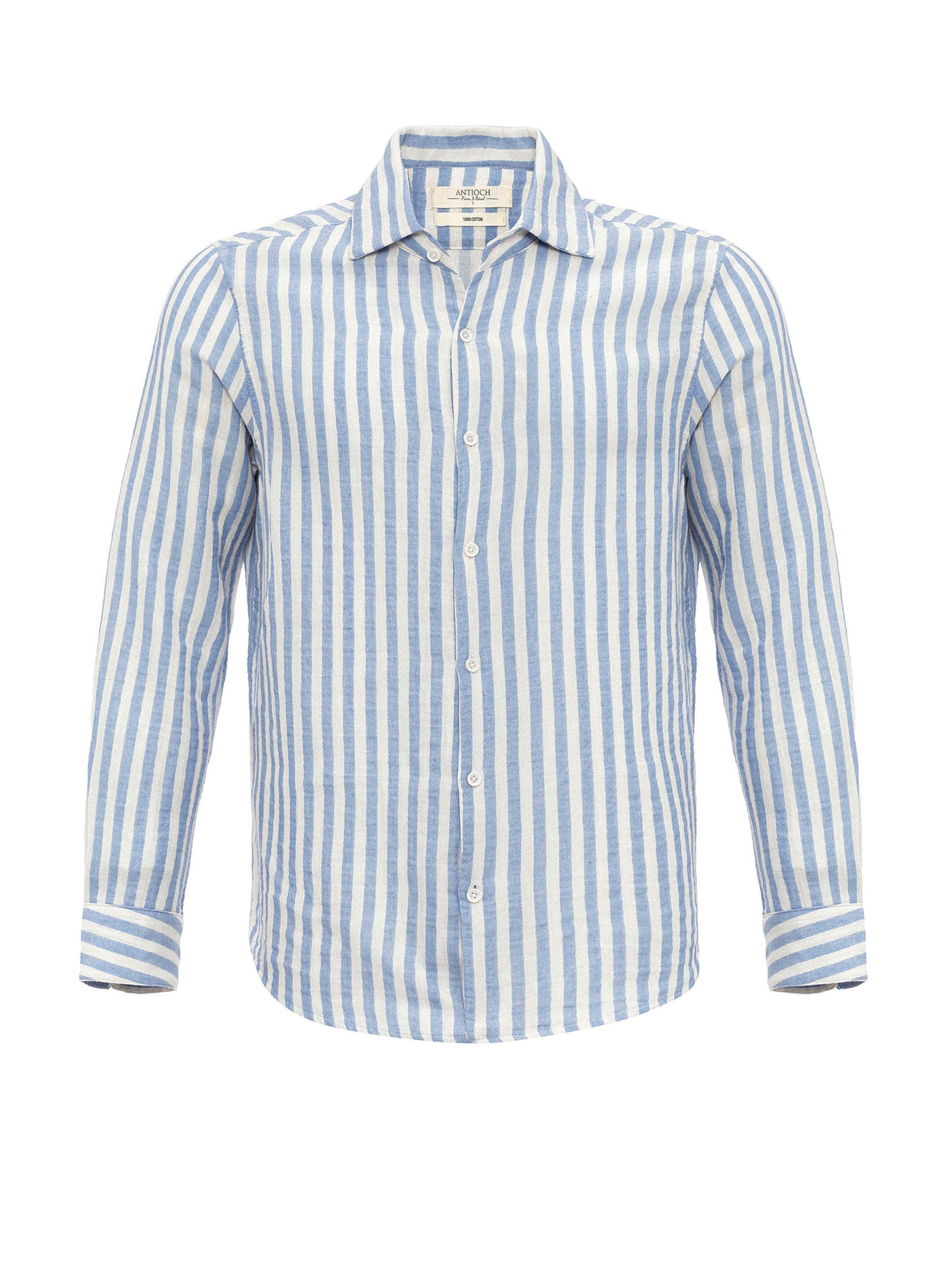 Antioch Regular fit Overhemd in Blauw: voorkant