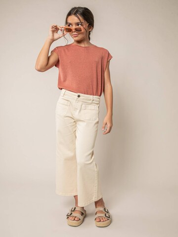 Wide Leg Jean 'LILOO' Deeluxe en beige
