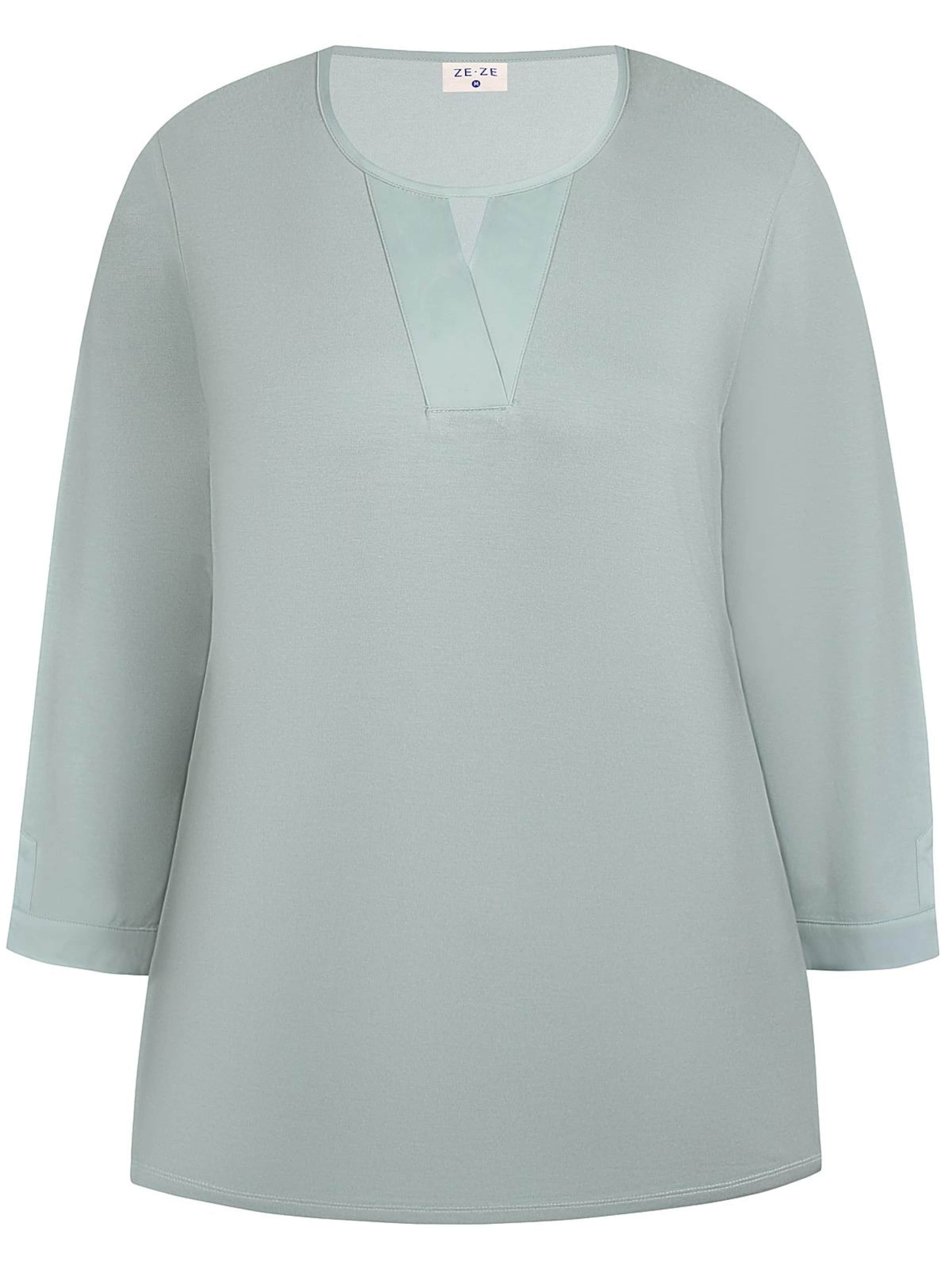 ze-ze Top 'Calla 989'‌‌‌‌‌‌‌ in Grün: Vorderseite