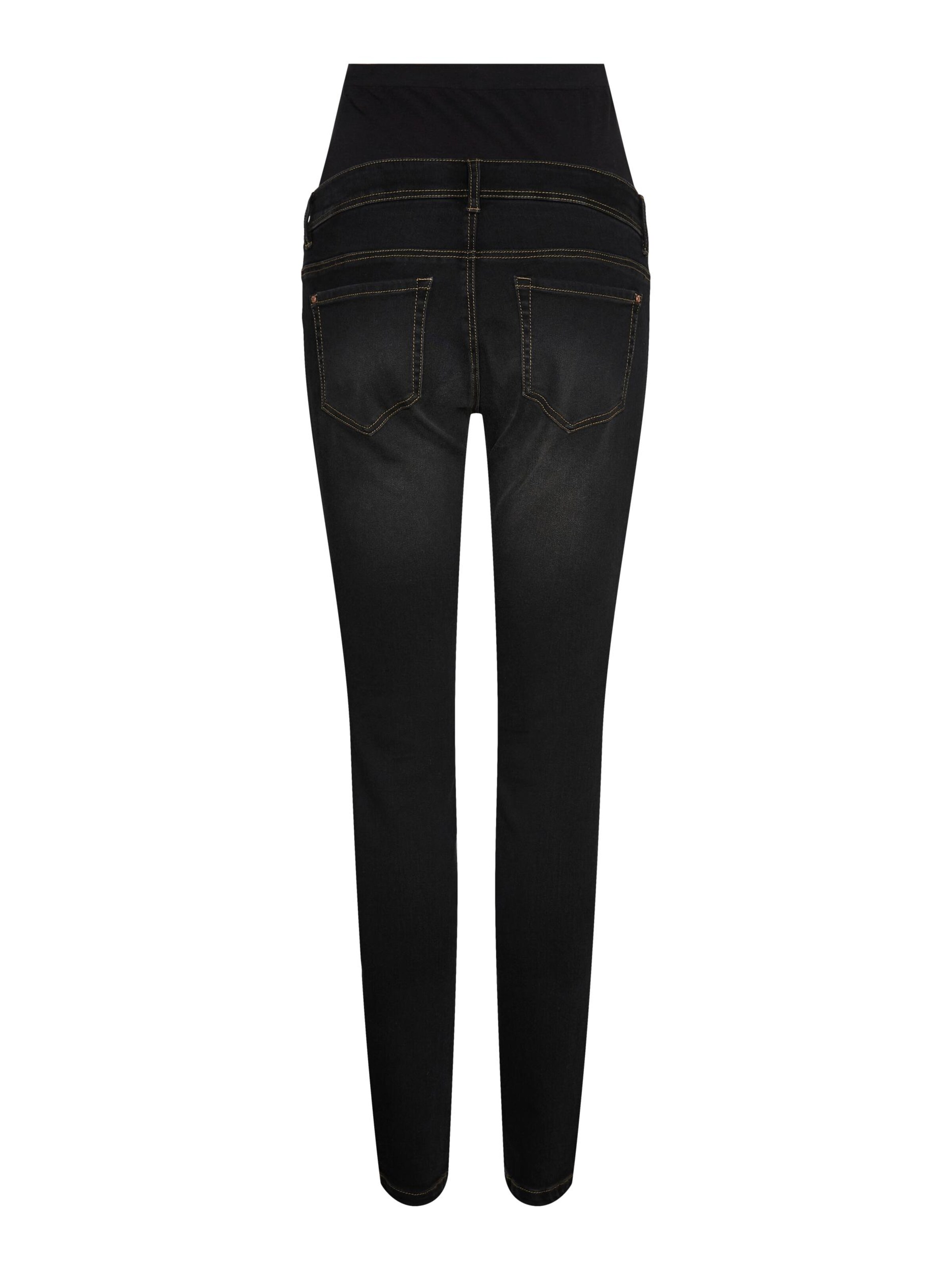 Skinny Jean 'Uno' MAMALICIOUS en noir