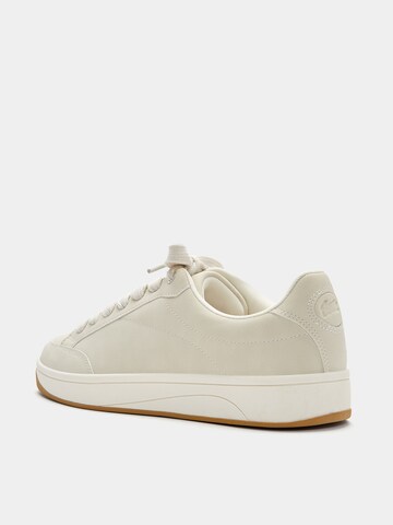 Pull&Bear Platform trainers in Beige