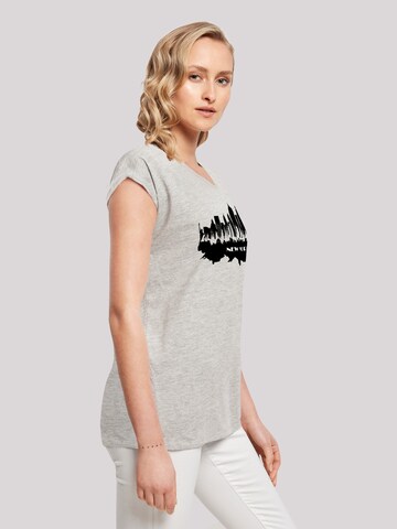 F4NT4STIC T-Shirt 'Cities Collection - New York skyline' in Grau