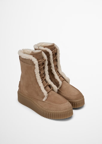 Bottes à lacets Marc O'Polo en marron