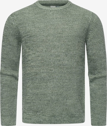 Pullover 'Aralt' di Ragwear in verde: frontale