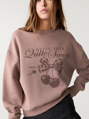 Pull&Bear Sweatshirt i pink