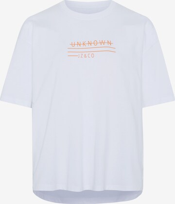JZ&CO T-Shirt in Weiß: predná strana