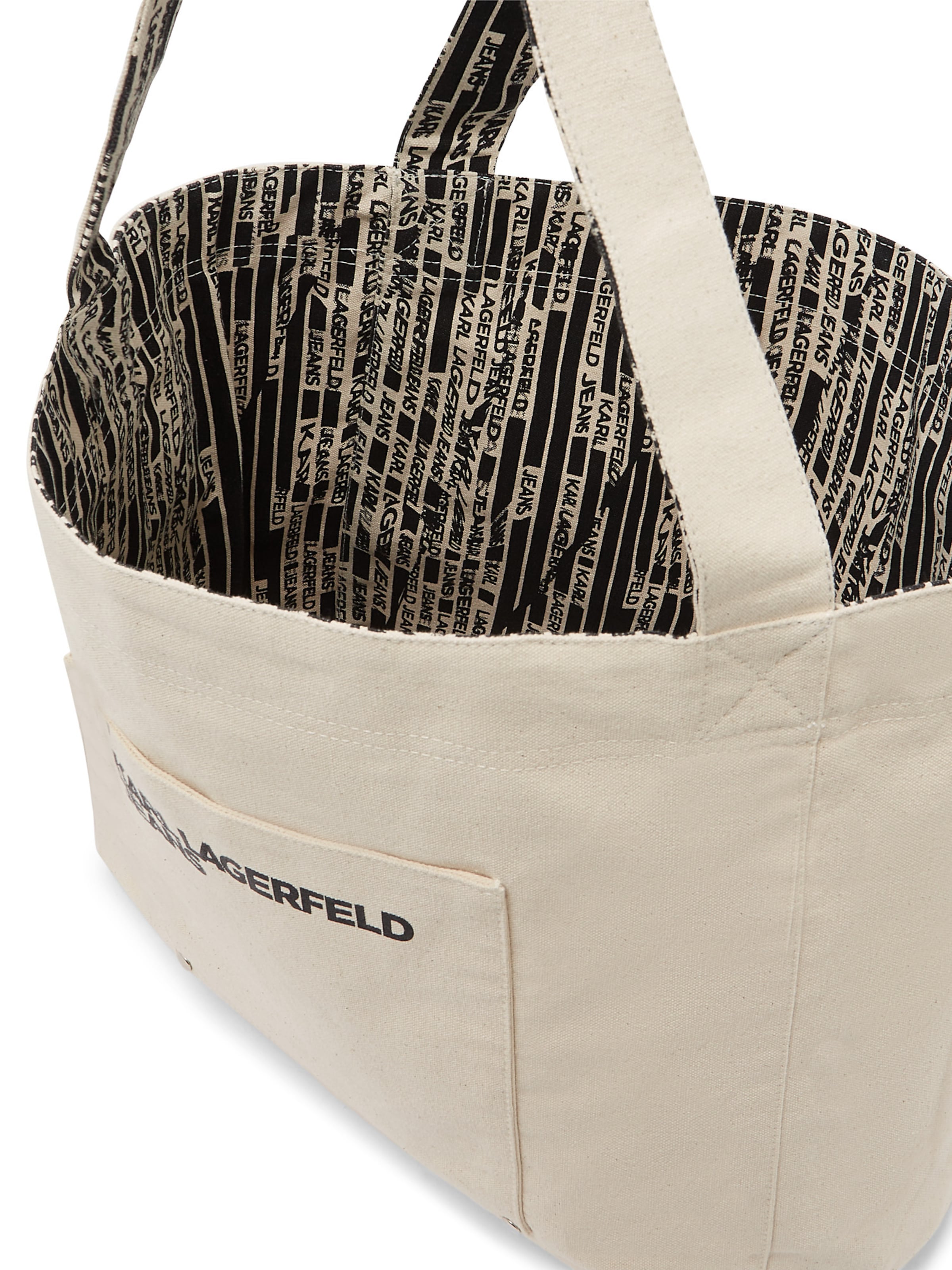 KARL LAGERFELD JEANS Shopper táska - bézs