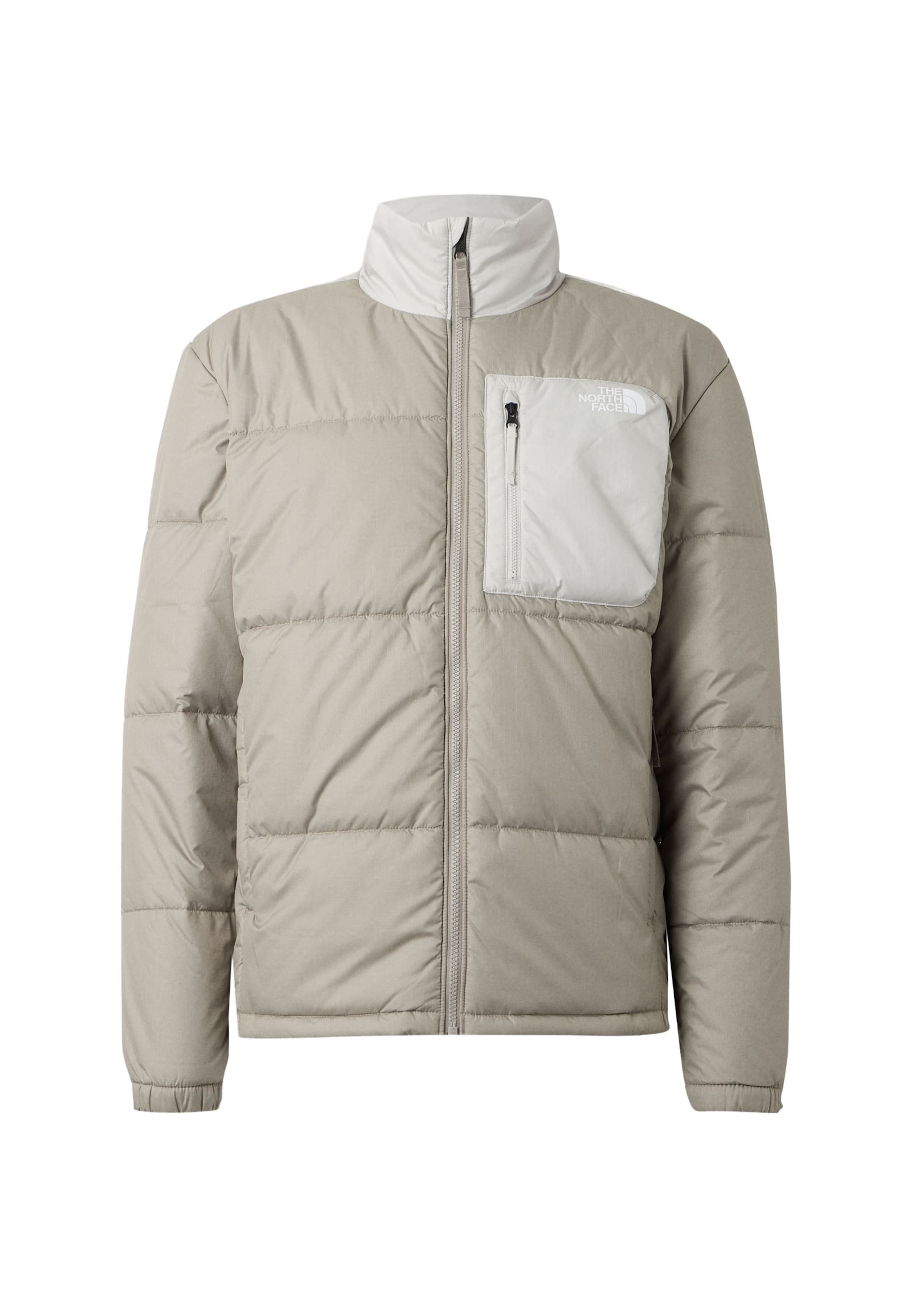 THE NORTH FACE Prehodna jakna 'NUKETO' | siva barva: sprednja stran