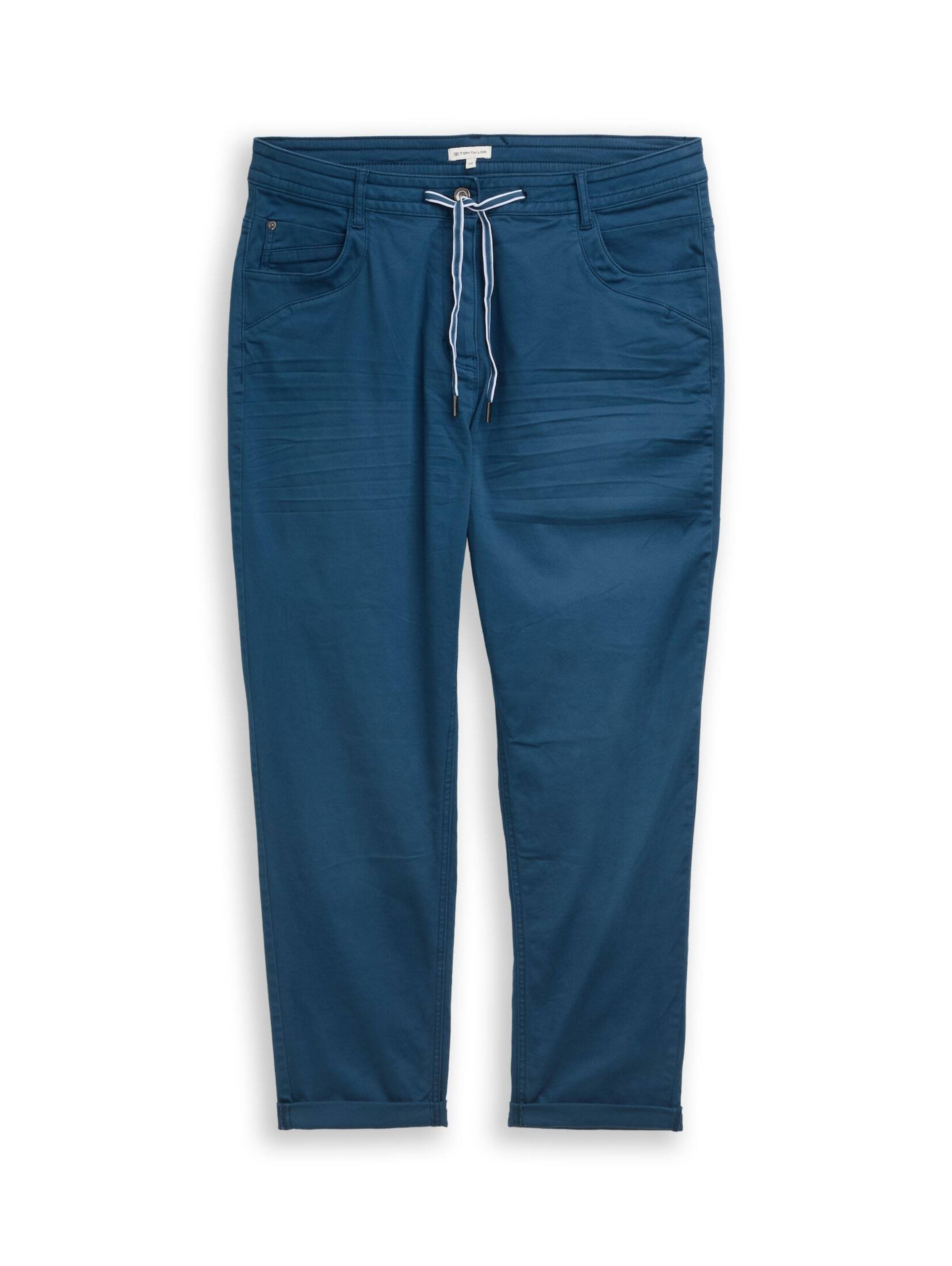 TOM TAILOR Broek in Blauw: voorkant