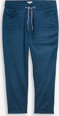 TOM TAILOR Broek in Blauw: voorkant