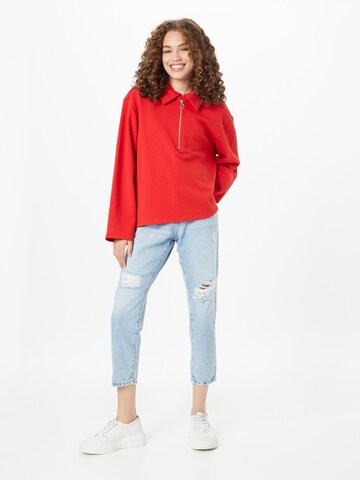 Thinking MUSweater majica 'LAVA' - crvena boja