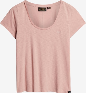 T-shirt Superdry en rose : devant